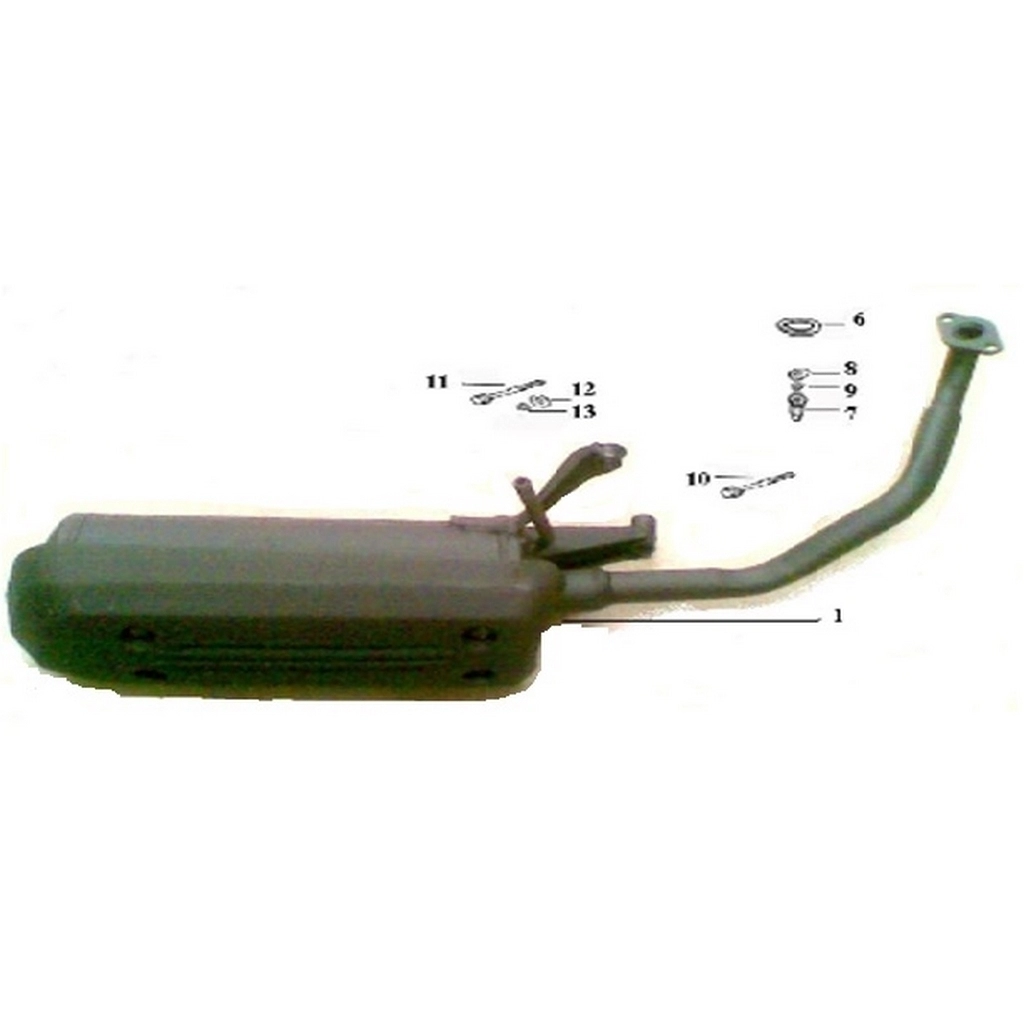 ASYA SCOOTURK-100 EGZOZ #AS100-SCT F1501